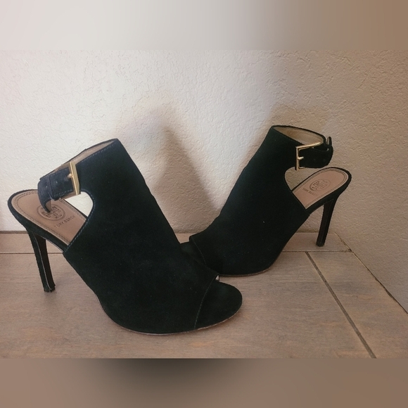 Tory Burch Britannia Tuxedo Suede Bootie - Picture 9 of 15